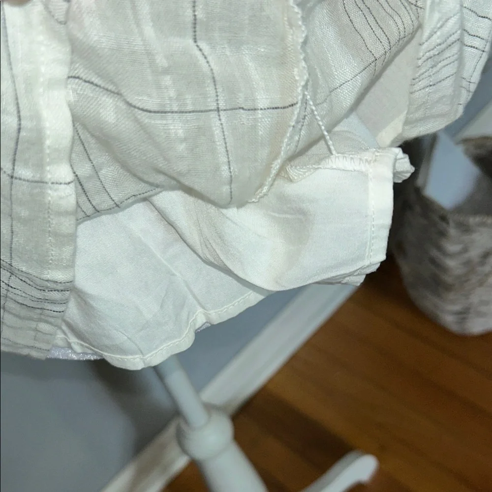 Salt Women's White Ruffled Top - Picture 9 of 11